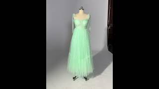 Super Heartshaped Mint Green Prom Dresses 2024 [upl. by Sobmalarah]