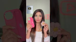 Trying Viral DECODEN Phone Case 📱🌸  DIY CREAM GLUE PHONE COVER 🤩  viral shorts trending [upl. by Nassi]