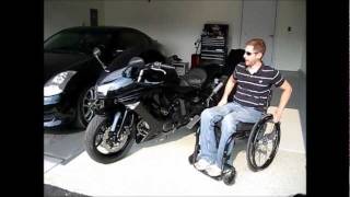 Motorcycle Modified for a Paraplegic [upl. by Kopaz]