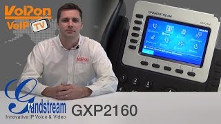 Grandstream GXP2160 HD IP Phone Video Review and Unboxing [upl. by Popele]