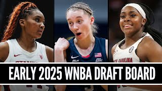 2025 WNBA Draft Big Board  Way Too Early Edition [upl. by Aenej962]