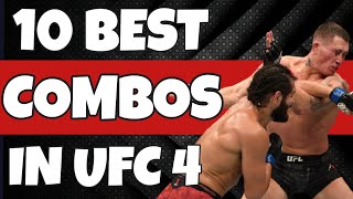 The 10 Best Combos To Use In UFC 4 Ranked Online  ufc 4 tips and tricks [upl. by Ahel]