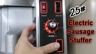 25 Electric Sausage Stuffer by The Sausage Maker Full Review [upl. by Kate]