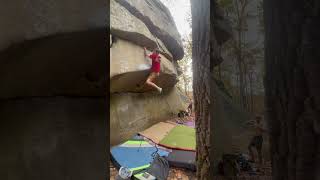 Dragon Lady V4  Stonefort Bouldering  Little Rock City  November 2024 [upl. by Hessler]