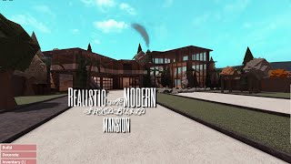 BLOXBURG\70k REALISTIC DARK MODERN MANSIONHOUSE BUILD [upl. by Allehcim]