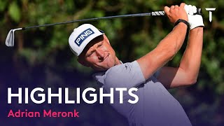 Adrian Meronk Round 1 Highlights  2022 Qatar Masters [upl. by Marybella]