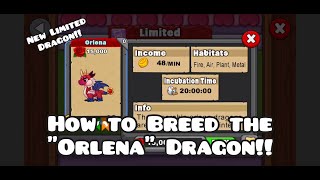 How to Breed the Orlena Dragon in Dragonvale And the only combination you can use Breeding Guide [upl. by Nagirrek]