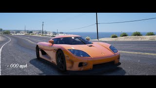 Grand Theft Auto V  Koenigsegg CCX Realistic Handling Mod [upl. by Andie]