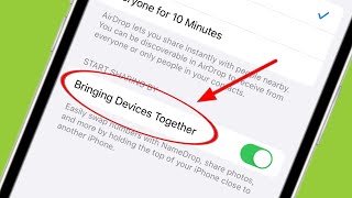 What is Bringing Devices Together in iPhone Airdrop [upl. by Malvia298]