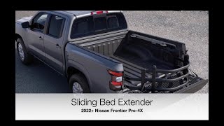 Frontier Sliding Bed Extender Install [upl. by Bluh277]