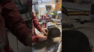 Fixing up an old bench grinder howto fabrication howto oldisgold tools diy [upl. by Neelrac]