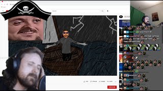 Forsen reacts to Bones In The Ocean Music Video [upl. by Nwahsid472]