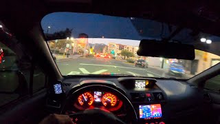 POV Drive in a Tomei STI w a HKS BOV [upl. by Aicenet176]