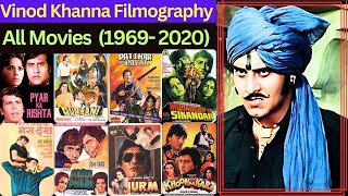 Vinod Khanna All Movies List 19692020  Vinod Khanna Filmography  Hit Or Flop  Blockbuster [upl. by Jankell47]