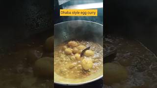 Dhaba style egg curry cookingvideo food eggrecipe indianrecipe eggcurry shortvideo [upl. by Leta]