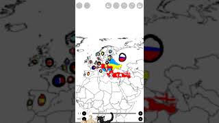 Turkey🦃🇹🇷 georgia🇬🇪 Ukraine and serbia made a empire countryballs [upl. by Aneel]