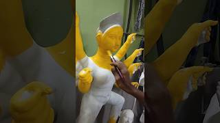 Durga thakur colouringdurgathakur idol makingdurgathakurbarir durga pujadurga [upl. by Atiuqa565]