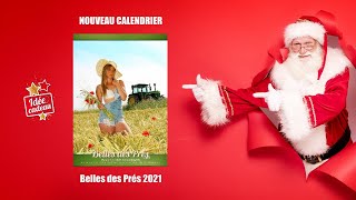 Idée cadeau Noël approche   Calendrier Belles des Prés 2021 [upl. by Chadabe247]