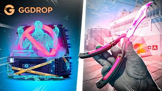 GGDROP INSANE PROFIT FROM RISKY CASE  GGDrop Promo Code 2024 [upl. by Sukhum]