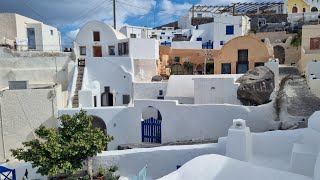 HIDDEN Finikia in the vicinity of Oia  4K 60 fps HDR Santorini tour  ASMR nature walk no talk [upl. by Kcinemod]