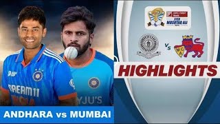 Syed Mushtaq Ali Trophy 2024 Full Highlights  Andhra vs Mumbai  SMAT 2024 Highlight [upl. by Horwitz]