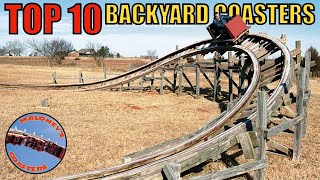 TOP 10 Backyard Roller Coasters [upl. by Bennett]