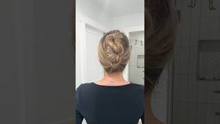 1 Minute Updo for Medium amp Long Hair  Fine Hairstyle  Thick Hairstyle  Easy Hairstyle shortvideo [upl. by Tengdin793]