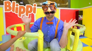 Blippi Learning For Kids At The Indoor Play Place  Educational Videos For Children [upl. by Drhcir438]