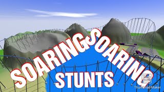 Soaring StuntsINTENSE LAUNCHED INVERTED CoasterUltimate Coaster 2 [upl. by Atteynod339]