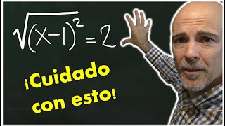 CÓMO RESOLVER ECUACIONES IRRACIONALES con raíces cuadradas Radicando elevado al cuadrado [upl. by Miner]