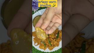 corn pakoda recipe corn bhajiya🌽 evening snacks [upl. by Liauqram]