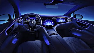 Mercedes EQS Interior at night [upl. by Heng]