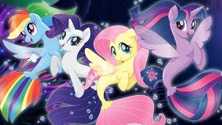 Seaponies  Ponies Mermaids from quotMy Little Pony The Moviequot [upl. by Norabel]