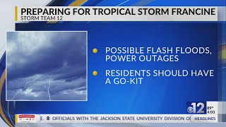 Mississippians encouraged to prepare for Tropical Storm Francine [upl. by Acenahs]