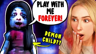 I Tried Babysitting the DEMON CHILD Roblox [upl. by Eibrab]