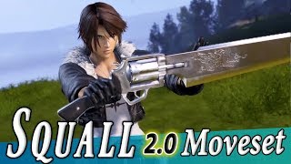 Squall Leonhart 20 Rework Moveset  Detail  Dissidia Final Fantasy NT DFFACDFFNT [upl. by Nate807]