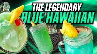 The Legendary Blue Hawaiian Cocktail with Variations A Classic Tiki Cocktail with a Twist [upl. by Ailiec]