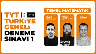 3D Türkiye Geneli Deneme Sınavı 1  TYT  B Kitapçığı Temel Matematik Soru Çözümleri [upl. by Oiliduab]