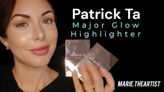 PATRICK TA Major Glow Crème amp Powder Light Reflecting Translucent Highlighter Duo [upl. by Adav975]