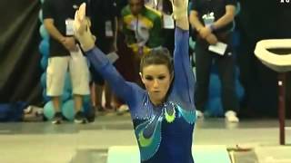 Jade Barbosa conquista medalha de ouro na Copa do Mundo de Ginástica 2013 em Anadia Portugal [upl. by Enomor]