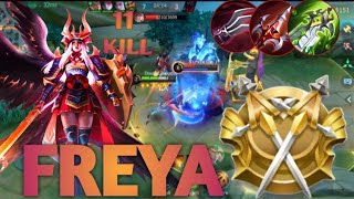 FREYA GAMEPLAYVICTORY IN HIGH RANK [upl. by Eveline]