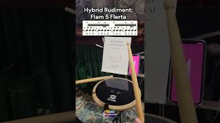 Hybrid Rudiment  Flam 5 Flerta [upl. by Tnarg35]