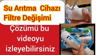 Arıtma cihazı filtre değişimi aritma cihazı nasıl sökülür ihlas su arıtma cihazi nasıl değiştirilir [upl. by Adlesirhc]