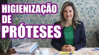 COMO LIMPAR AS PRÓTESES DENTADURAS E CONTENSORES ORTODÔNTICOS [upl. by Aicram]