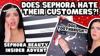 VIRAL SEPHORA ADVENT CALENDAR IS HORRIBLE  Sephora Beauty Insider Advent Unboxing [upl. by Nole118]