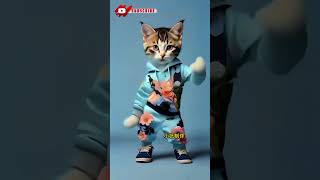 Digitalbhangra Cat😺Cute🥰 Dance💃trending viral shorts dance cat catlover funny [upl. by Aynor183]