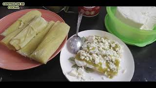 Como hacer uchepos dulces y salados estilo Michoacán  Tamales de elote [upl. by Kenn]