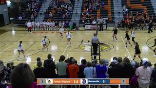 Pelican Rapids High School Versus Barnesville Volleyball [upl. by Castorina]