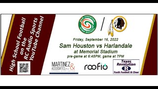 Football Sam Houston vs Harlandale at Memorial Stadium [upl. by Eiramalegna982]