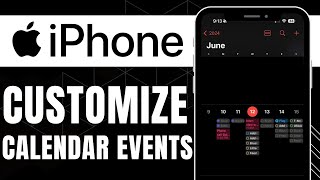 HOW TO CUSTOMIZE THE NEW CALENDAR EVENTS AND REMINDERS INTEGRATION ON IOS 18 Easy [upl. by Sherourd]